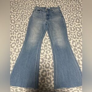 Moussy Light Blue Flare Jeans